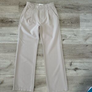 Abercrombie & Fitch tan tailored pants